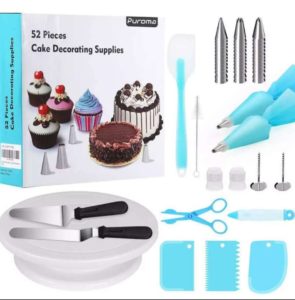 cake turnable stand full set
